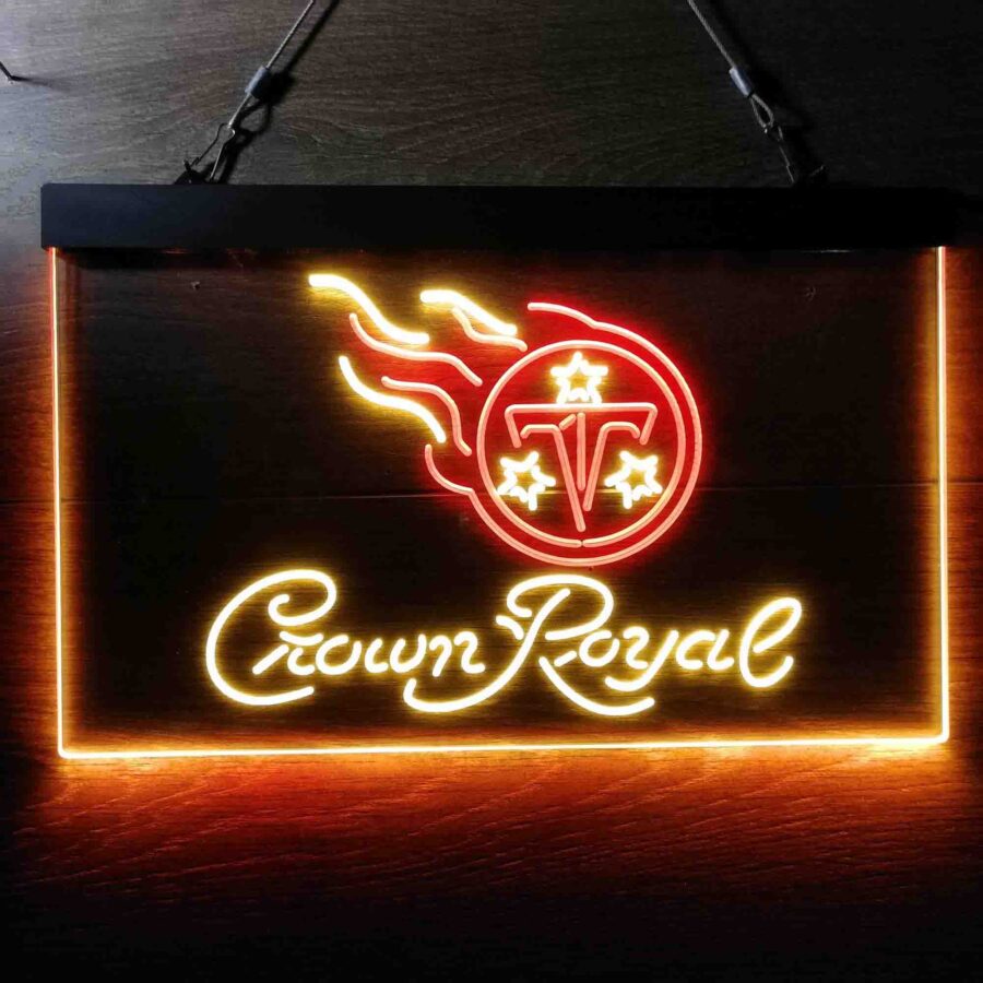 Tennessee Titans Crown Royal Neon Like Led Sign - Image 13