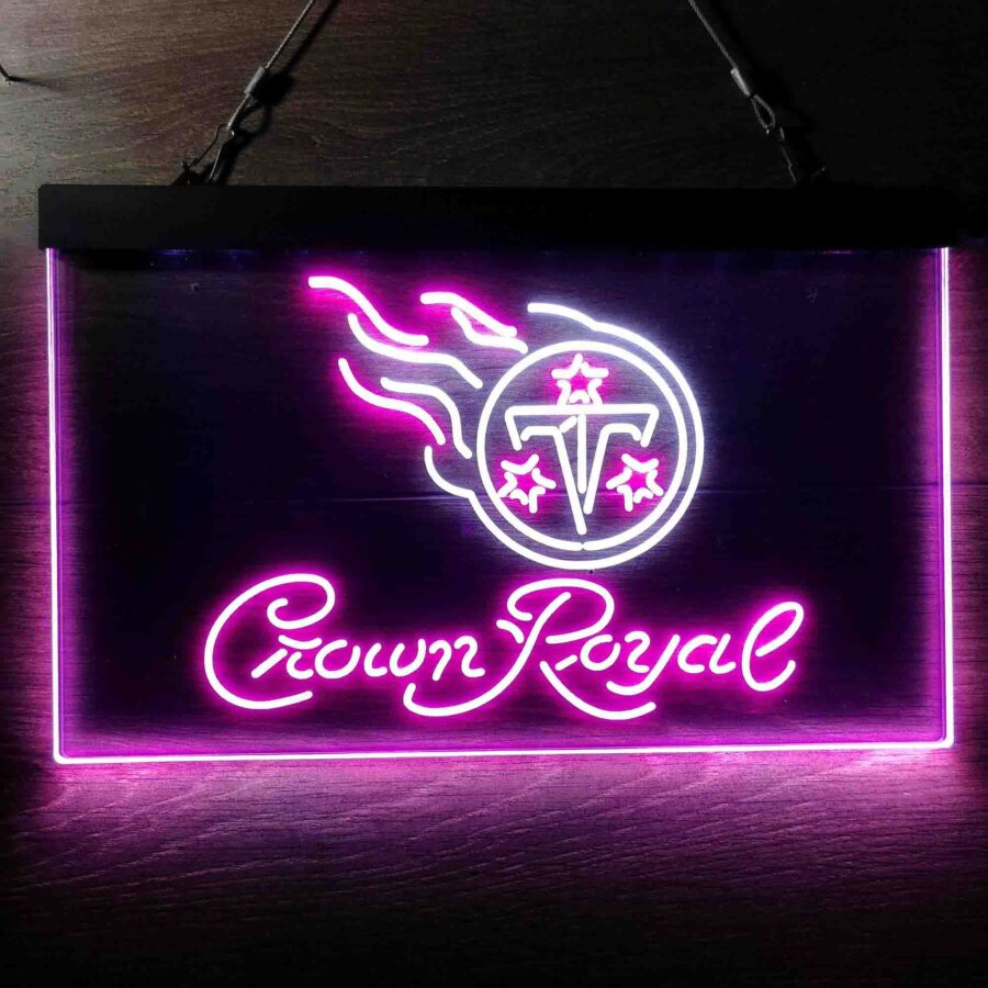 Tennessee Titans Crown Royal Neon Like Led Sign - Image 5