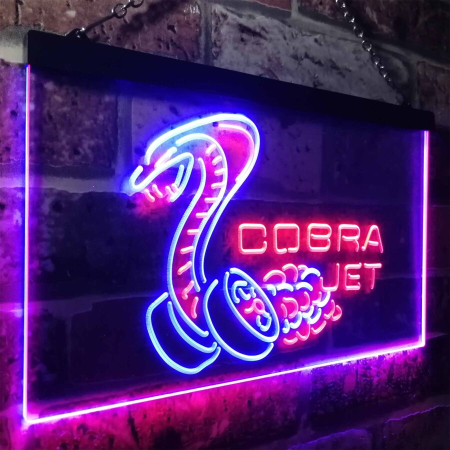 Cobra Jet Car Neon Like Led Sign - Image 20