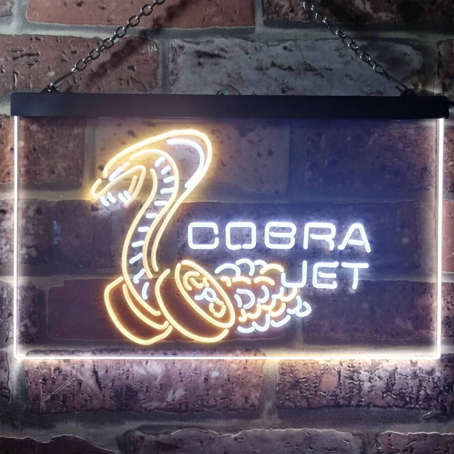 Cobra Jet Car Neon Like Led Sign