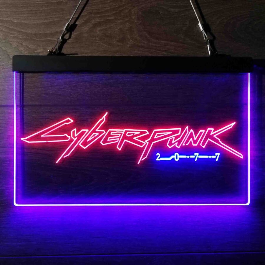 Cyberpunk 2077 Game Room Neon Light Led Sign