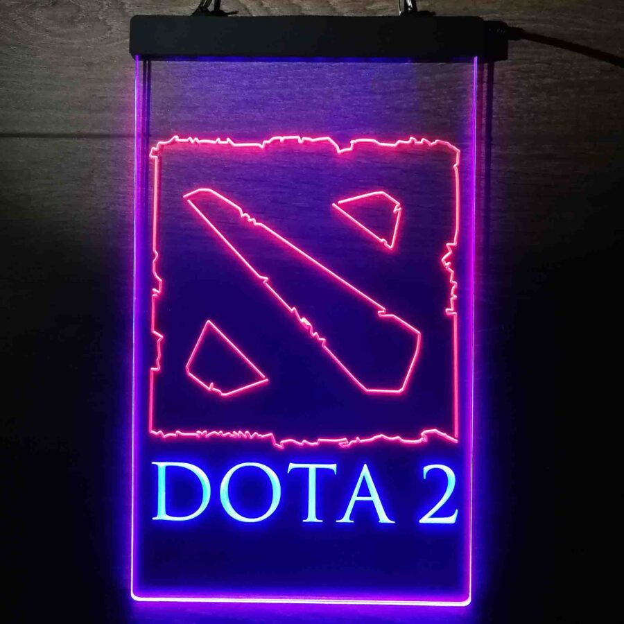Dota 2 Logo Game Room Neon Light Led Sign - Image 13
