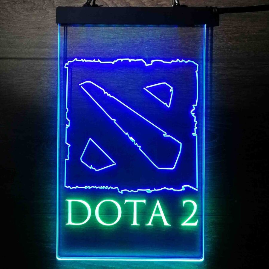 Dota 2 Logo Game Room Neon Light Led Sign - Image 7