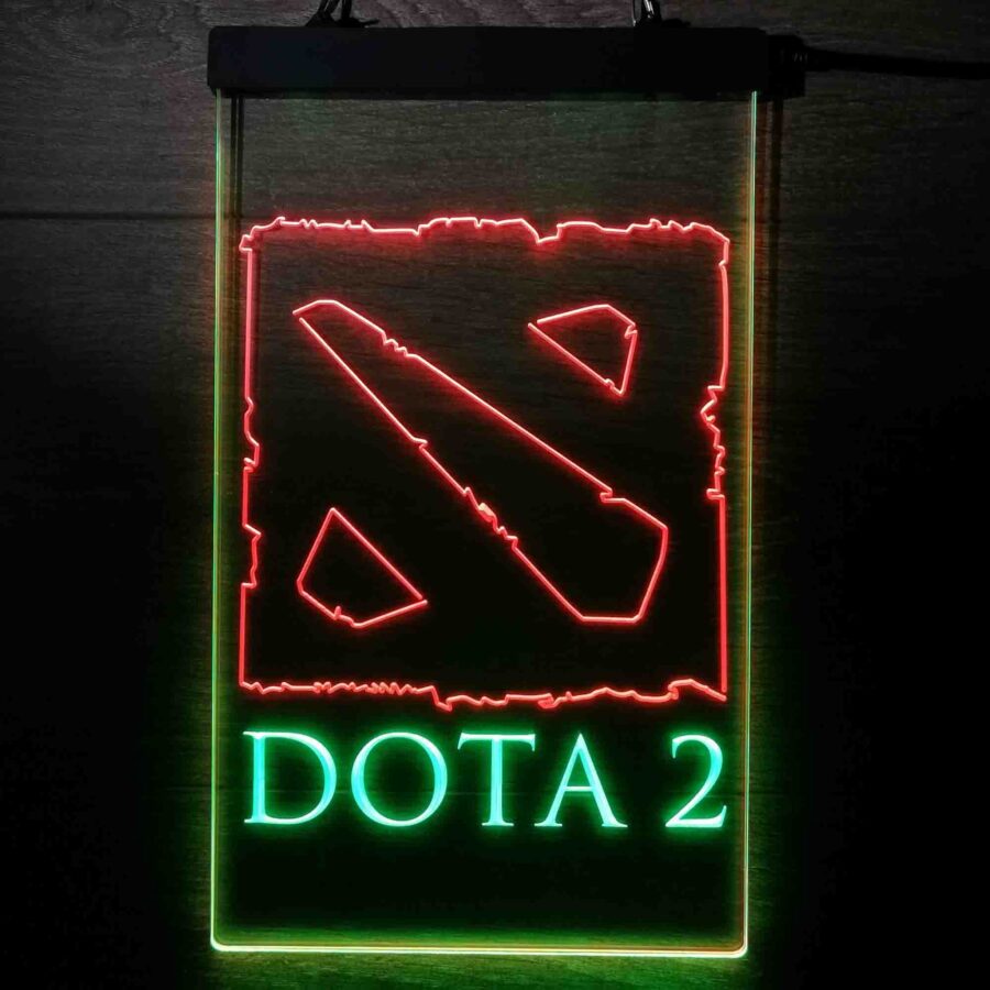 Dota 2 Logo Game Room Neon Light Led Sign - Image 6