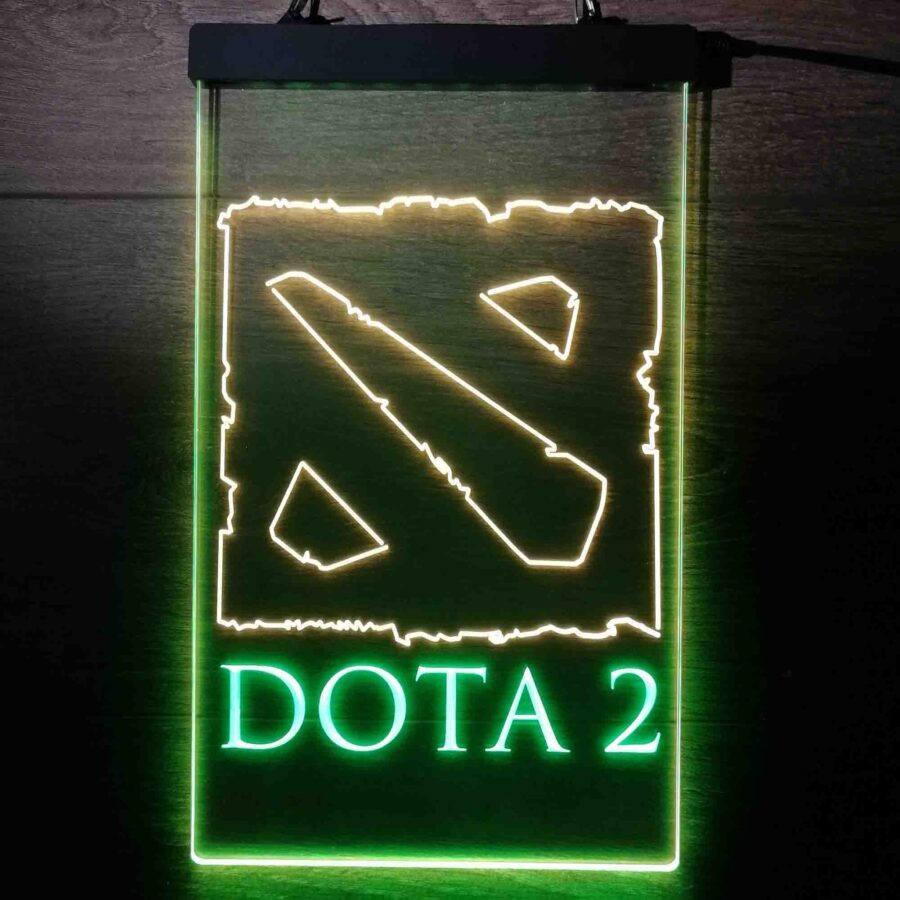 Dota 2 Logo Game Room Neon Light Led Sign - Image 2