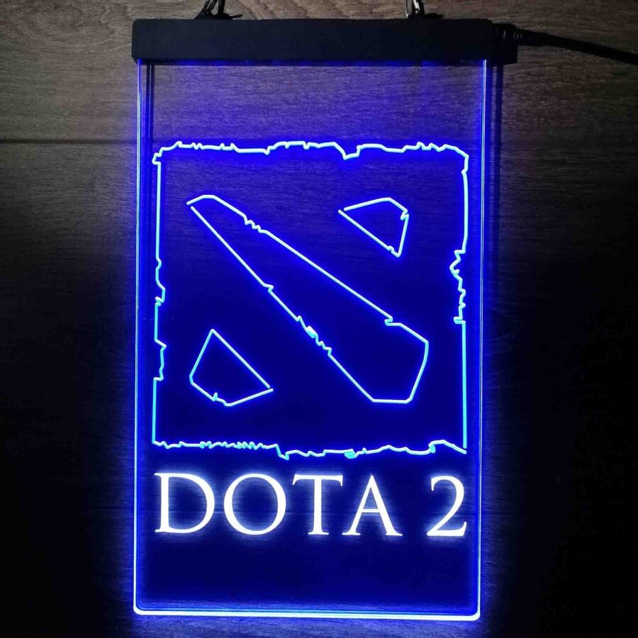 Dota 2 Logo Game Room Neon Light Led Sign - Image 9