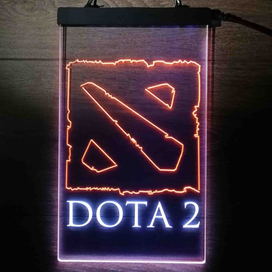 Dota 2 Logo Game Room Neon Light Led Sign - Image 5