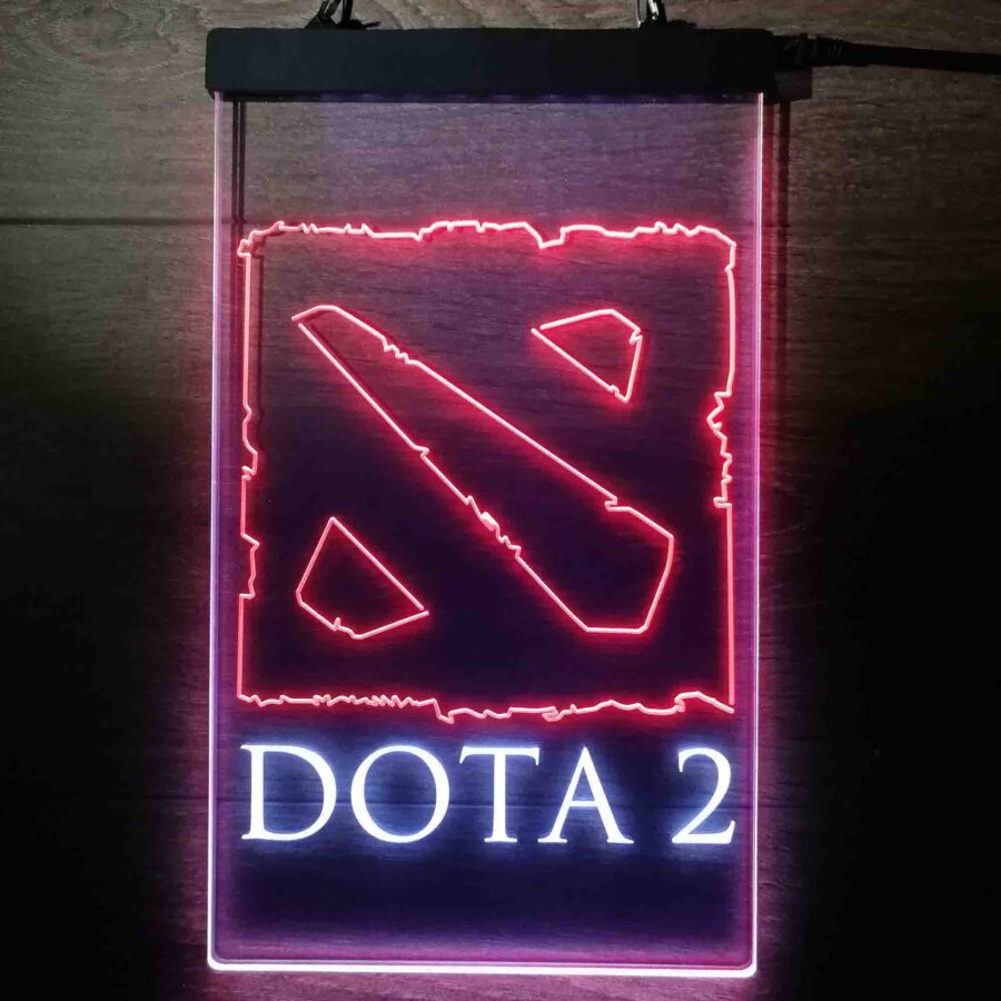 Dota 2 Logo Game Room Neon Light Led Sign - Image 8