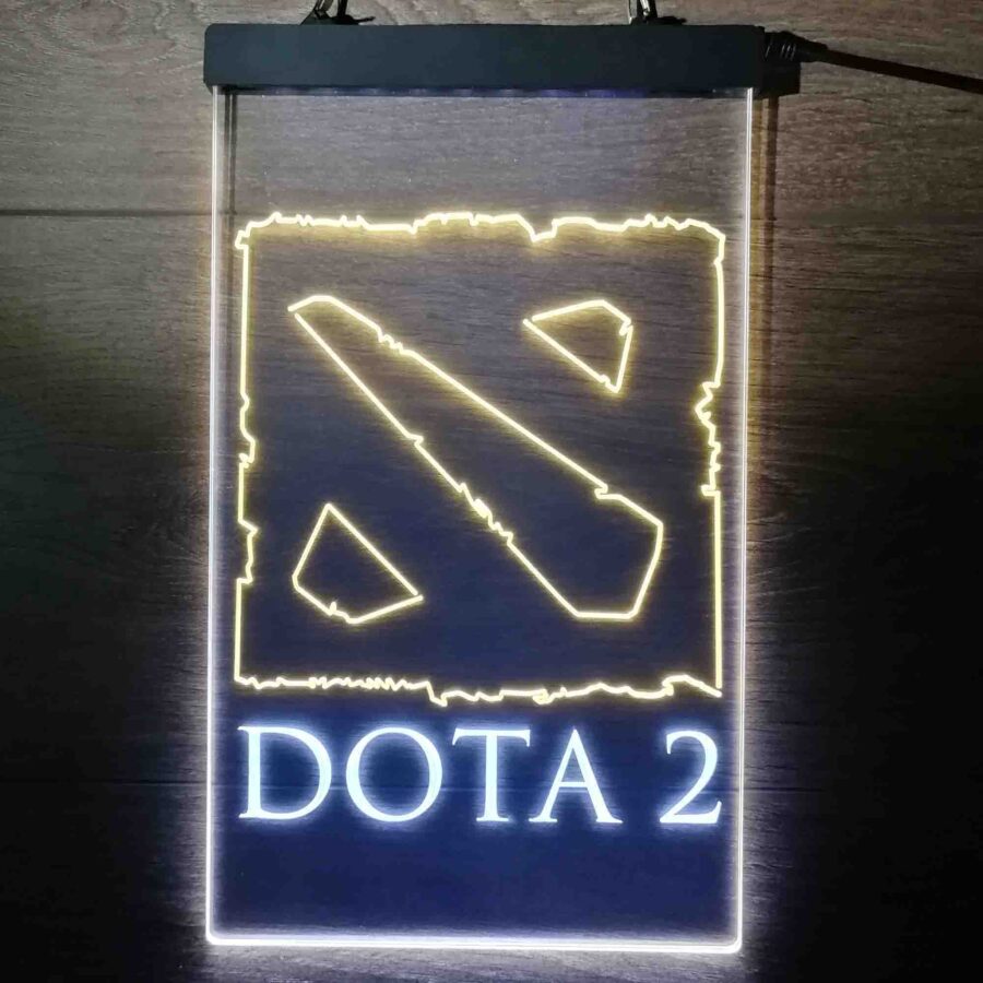 Dota 2 Logo Game Room Neon Light Led Sign - Image 3