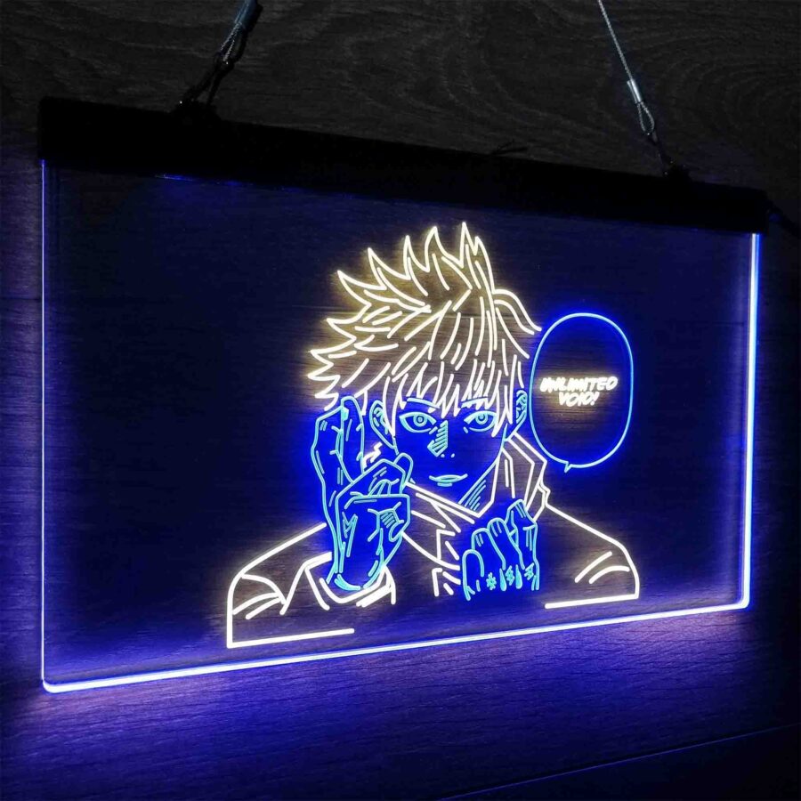 Jujutsu Kaisen Neon Poster Wall Art Neon Like Led Sign - Image 24