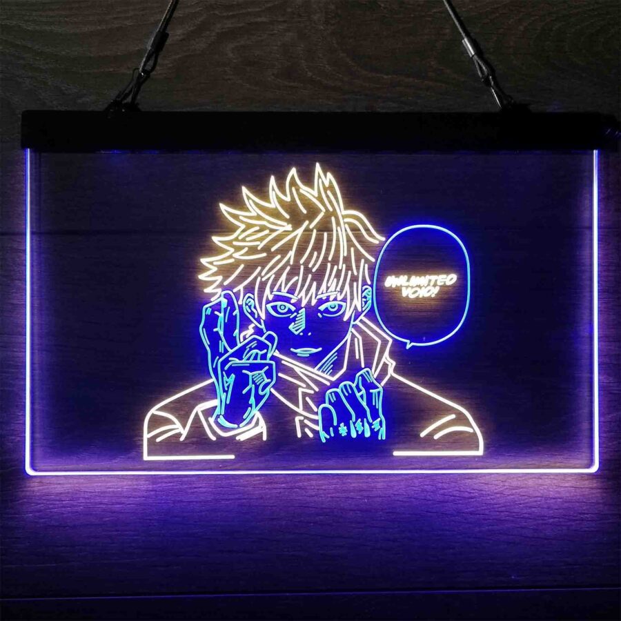 Jujutsu Kaisen Neon Poster Wall Art Neon Like Led Sign - Image 11