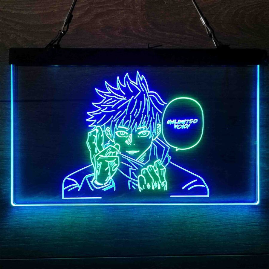 Jujutsu Kaisen Neon Poster Wall Art Neon Like Led Sign - Image 3
