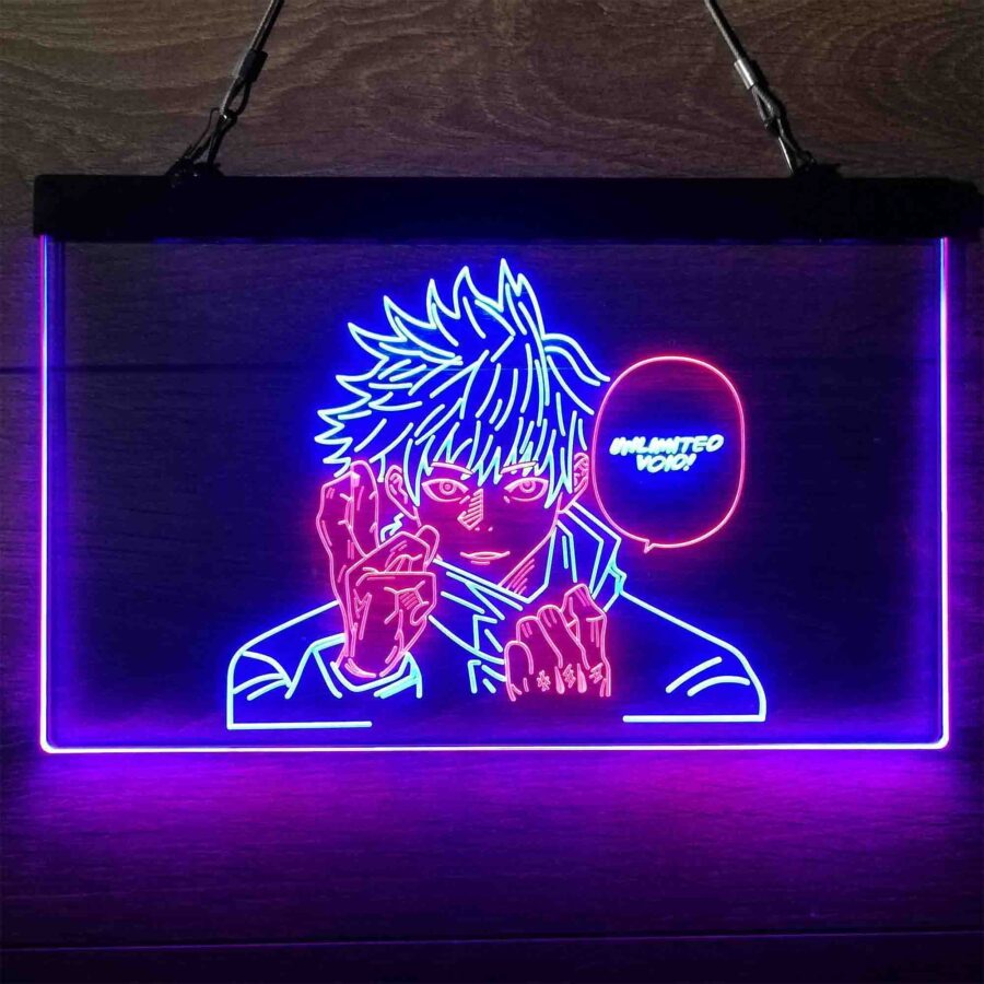 Jujutsu Kaisen Neon Poster Wall Art Neon Like Led Sign - Image 9