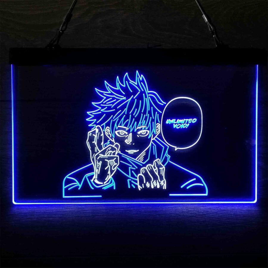 Jujutsu Kaisen Neon Poster Wall Art Neon Like Led Sign - Image 5