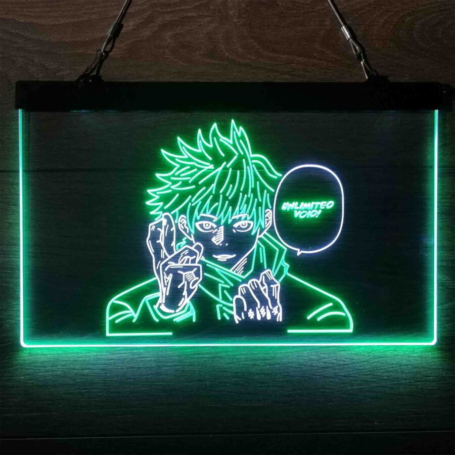 Jujutsu Kaisen Neon Poster Wall Art Neon Like Led Sign - Image 4