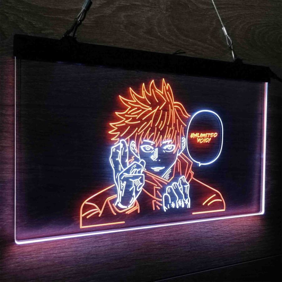 Jujutsu Kaisen Neon Poster Wall Art Neon Like Led Sign - Image 26