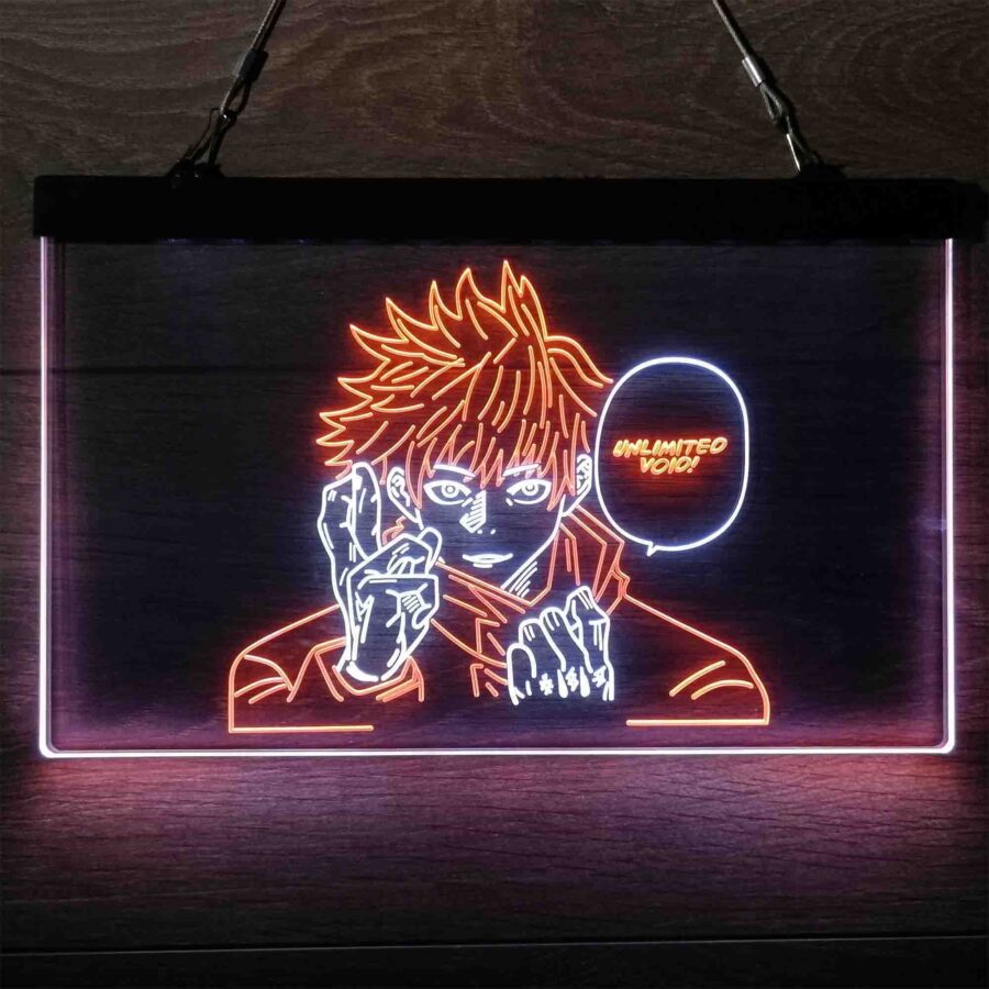 Jujutsu Kaisen Neon Poster Wall Art Neon Like Led Sign - Image 13