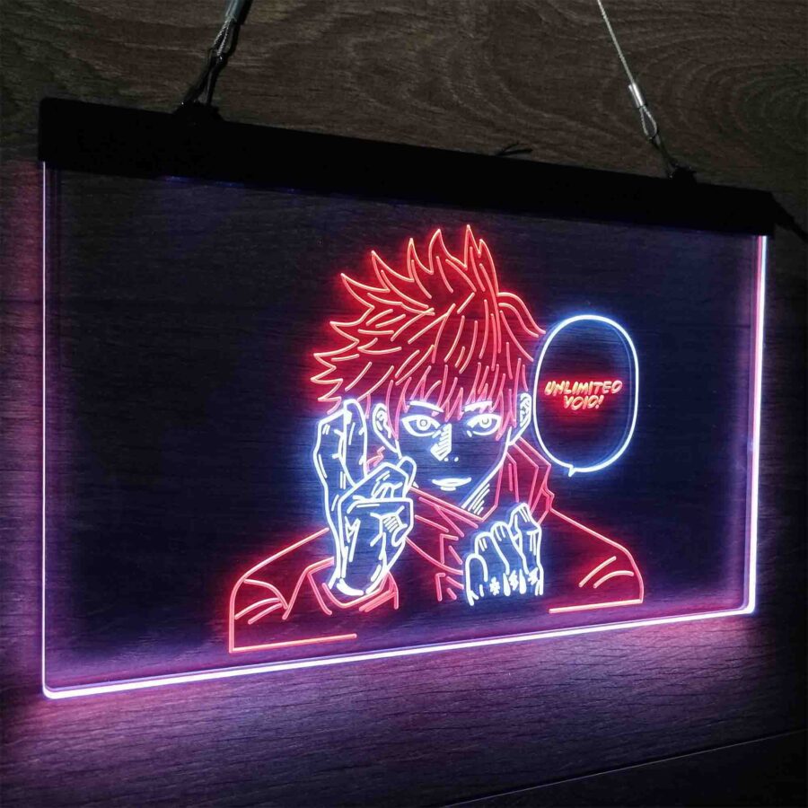Jujutsu Kaisen Neon Poster Wall Art Neon Like Led Sign - Image 23