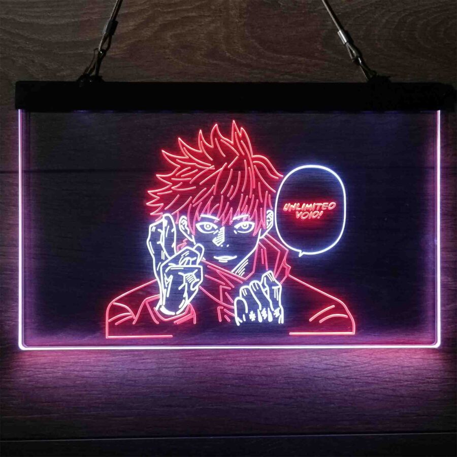 Jujutsu Kaisen Neon Poster Wall Art Neon Like Led Sign - Image 10