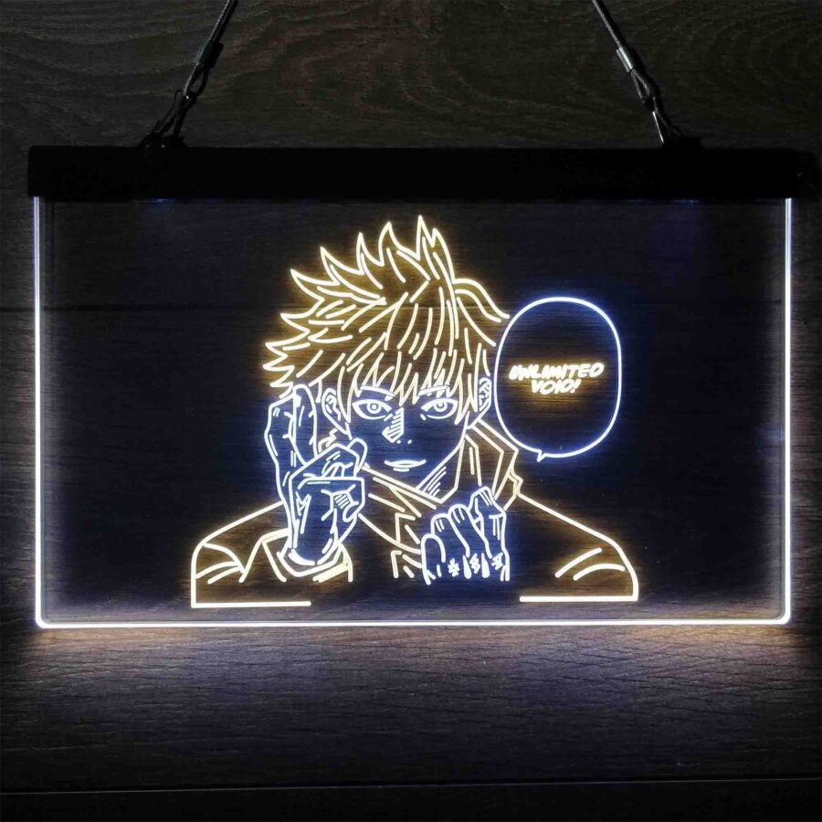 Jujutsu Kaisen Neon Poster Wall Art Neon Like Led Sign - Image 12