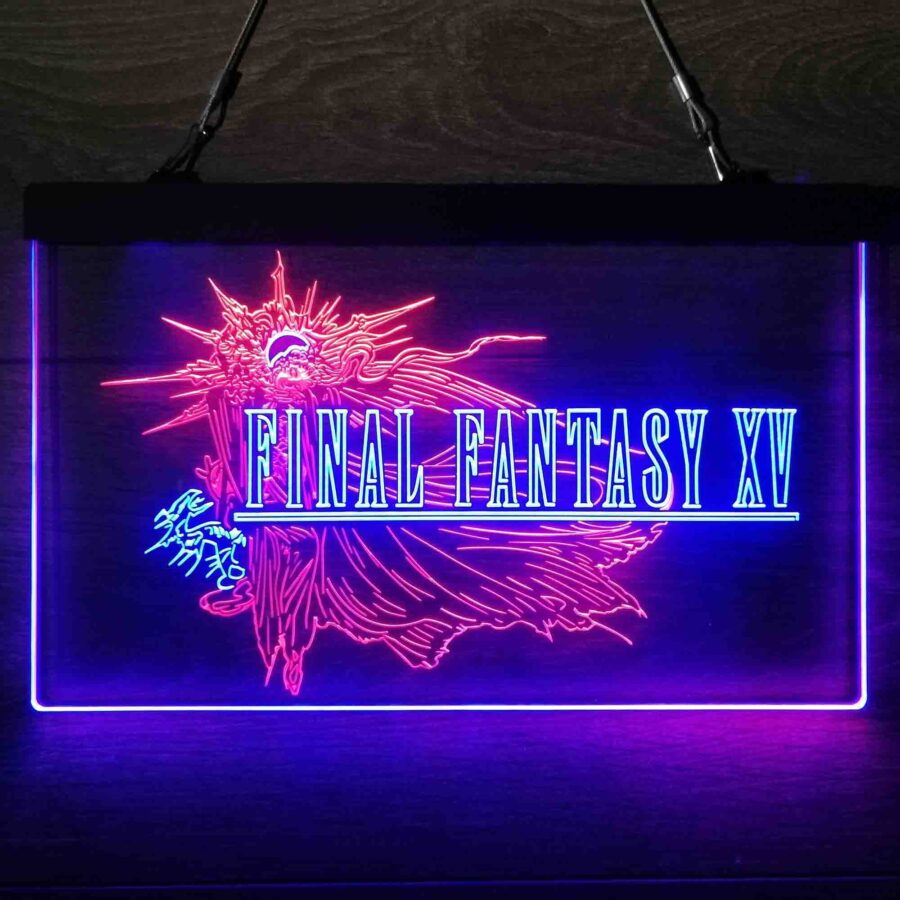 Final Fantasy Xv Game Room Neon Like Led Sign - Image 3