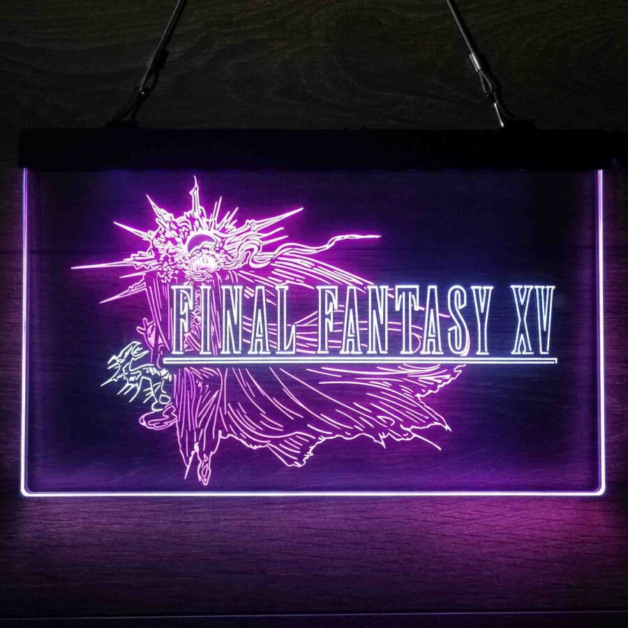 Final Fantasy Xv Game Room Neon Like Led Sign - Image 2