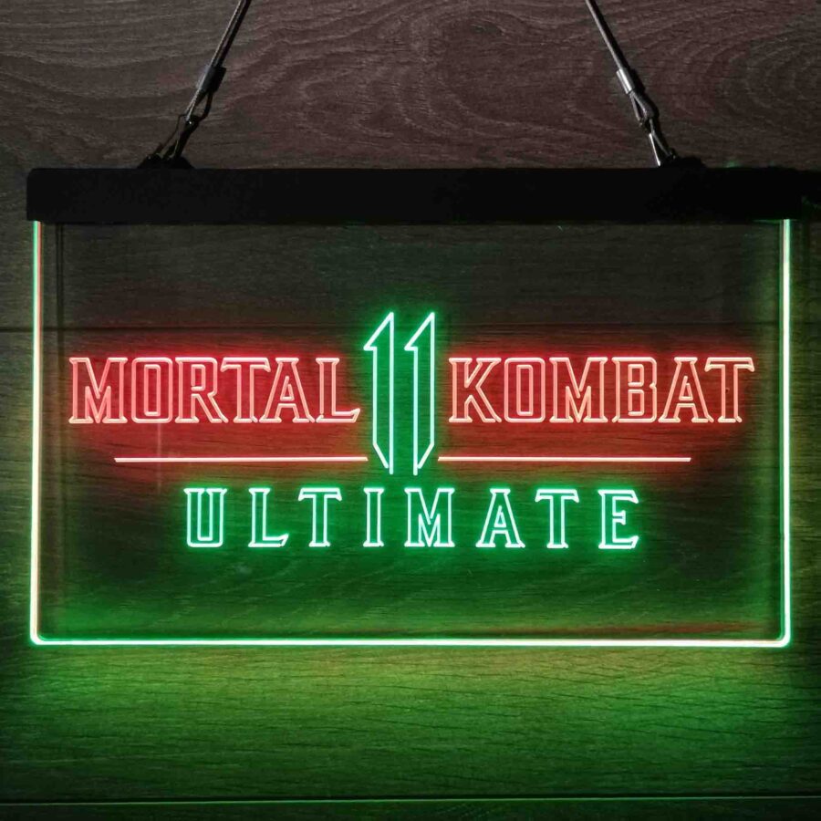 Mortal Kombat 11 Game Room Neon Like Led Sign