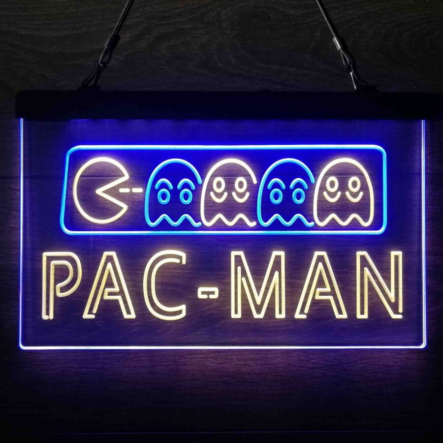 Pac-Man Arcade Game Room Neon Led Sign - Image 6