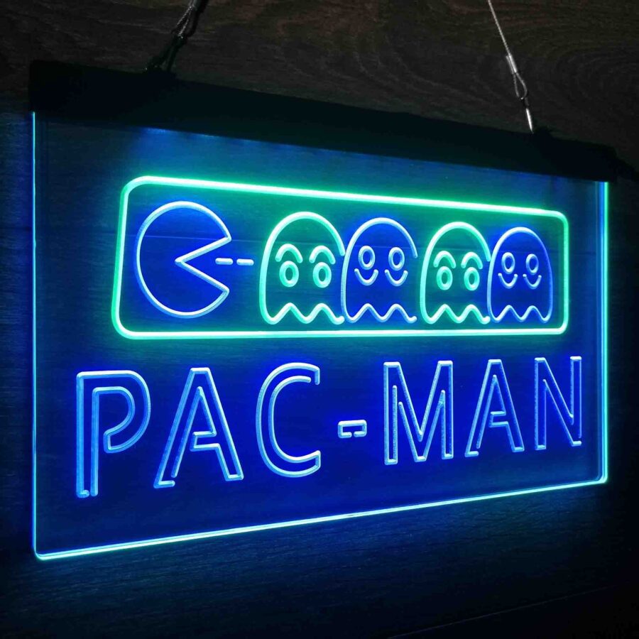 Pac-Man Arcade Game Room Neon Led Sign - Image 22
