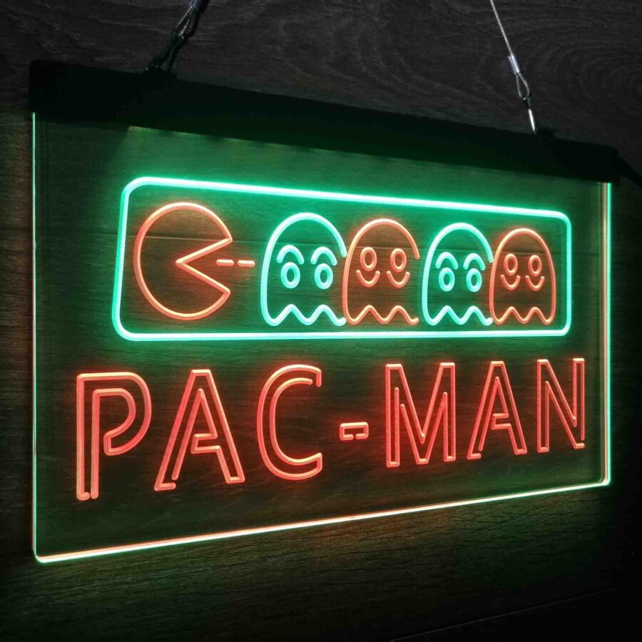 Pac-Man Arcade Game Room Neon Led Sign - Image 23