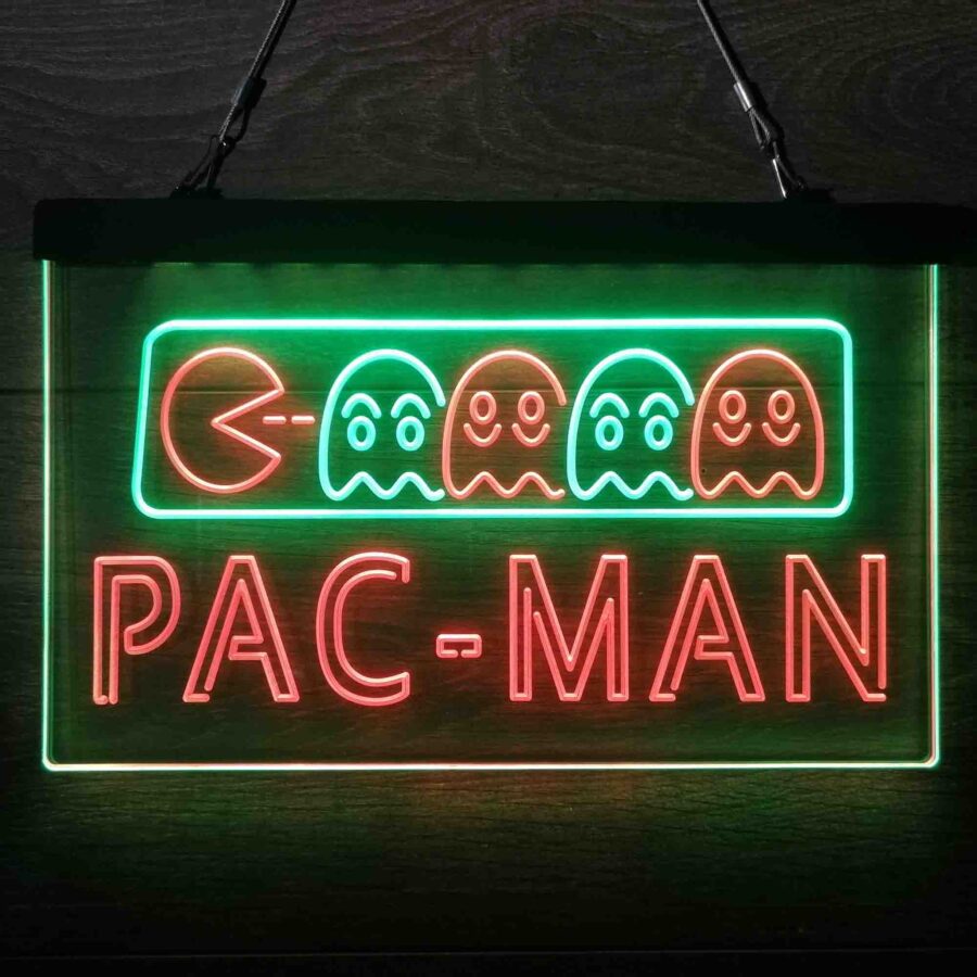 Pac-Man Arcade Game Room Neon Led Sign - Image 10