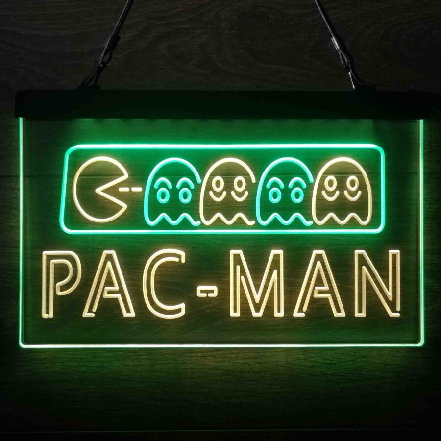 Pac-Man Arcade Game Room Neon Led Sign - Image 12