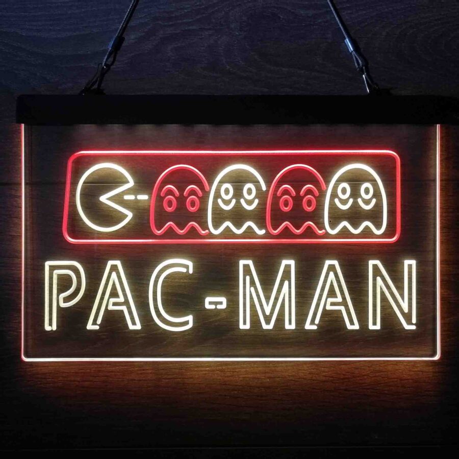 Pac-Man Arcade Game Room Neon Led Sign - Image 5