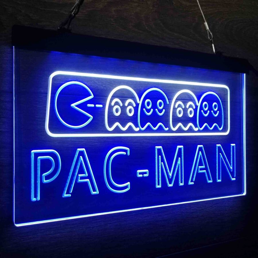 Pac-Man Arcade Game Room Neon Led Sign - Image 14