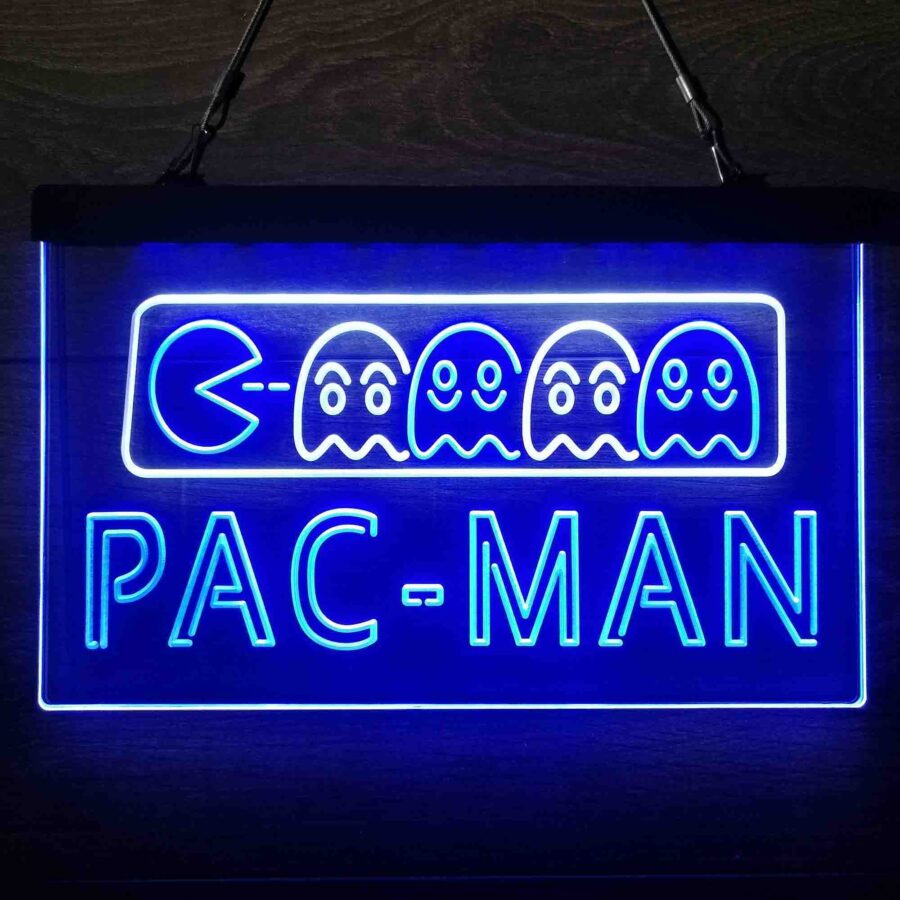 Pac-Man Arcade Game Room Neon Led Sign - Image 2