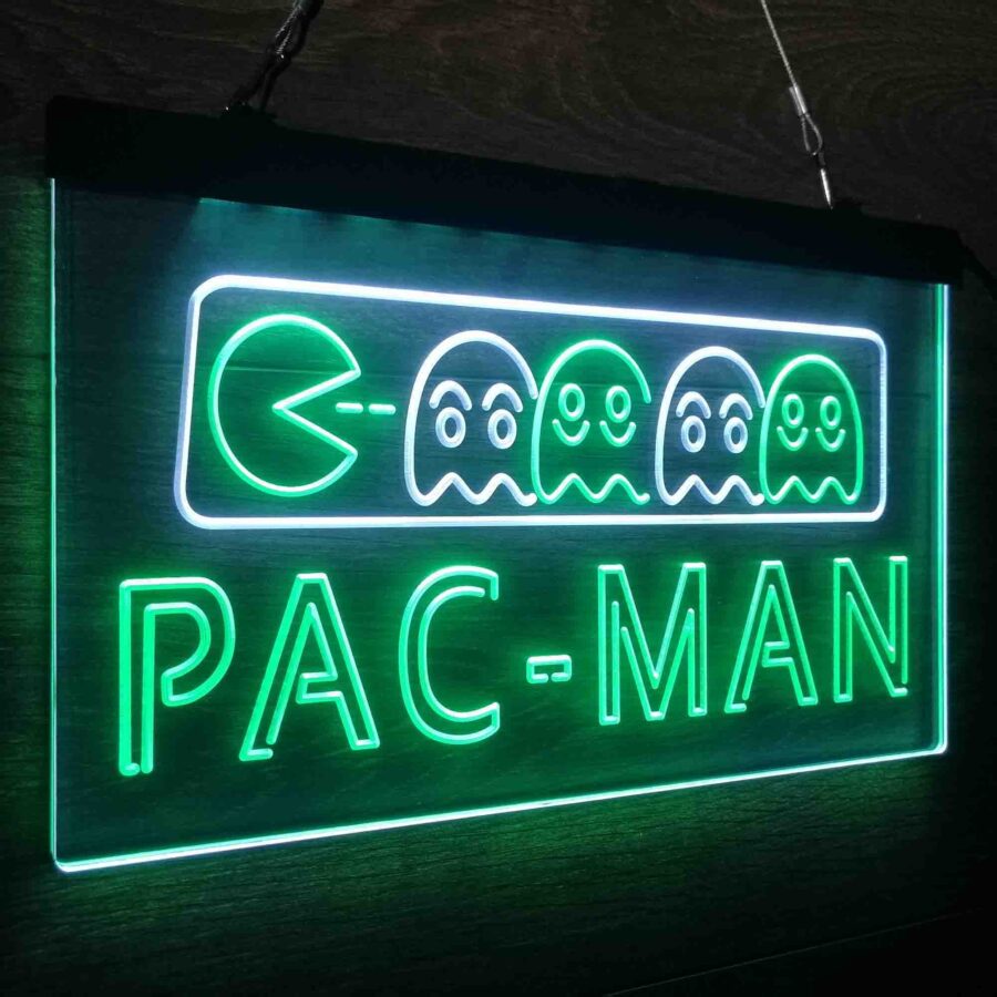 Pac-Man Arcade Game Room Neon Led Sign - Image 21