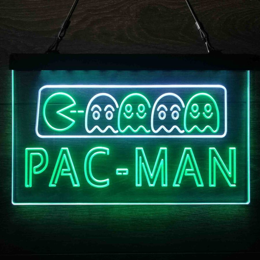 Pac-Man Arcade Game Room Neon Led Sign - Image 8