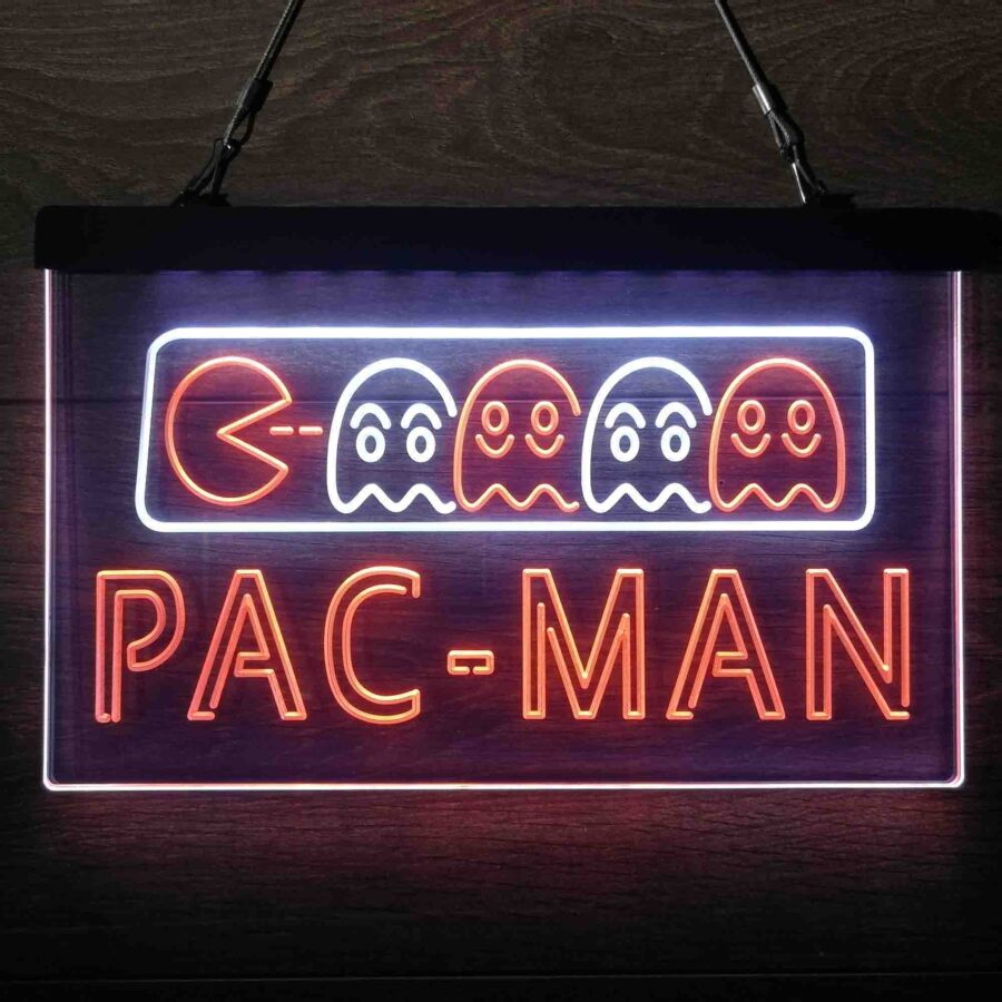 Pac-Man Arcade Game Room Neon Led Sign - Image 7