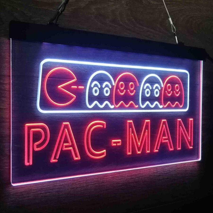 Pac-Man Arcade Game Room Neon Led Sign - Image 24