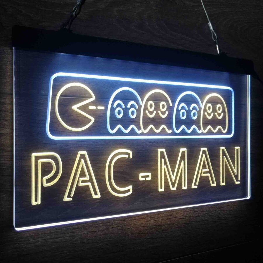 Pac-Man Arcade Game Room Neon Led Sign - Image 15