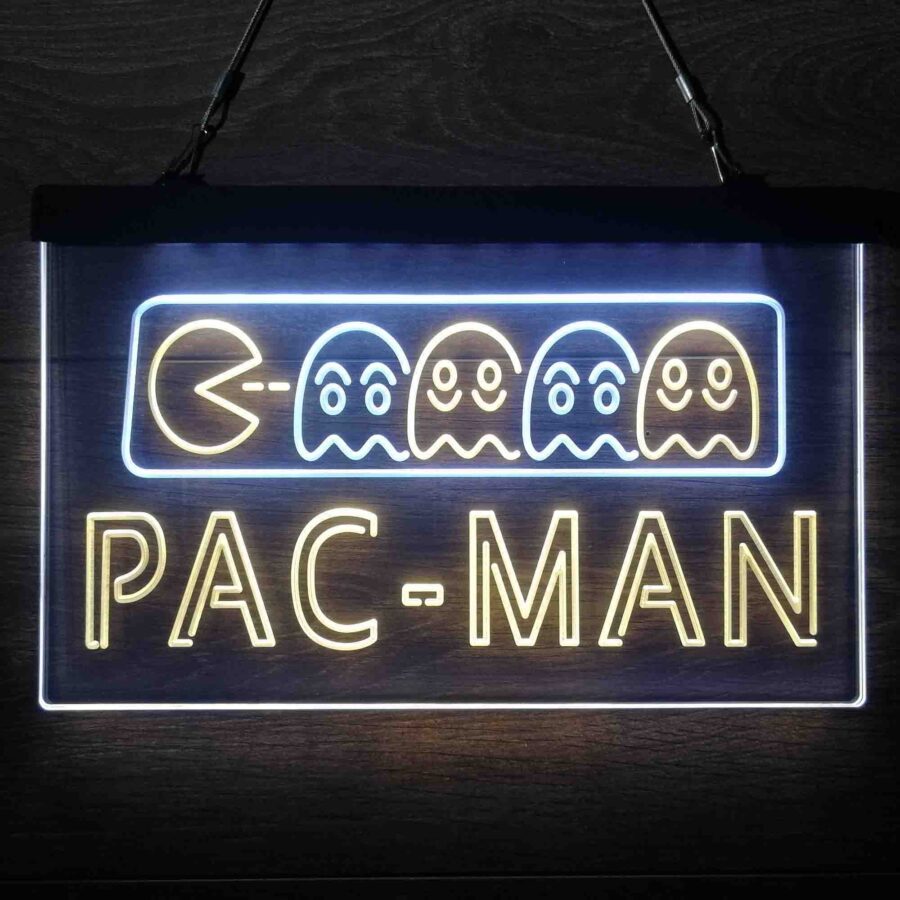 Pac-Man Arcade Game Room Neon Led Sign - Image 3