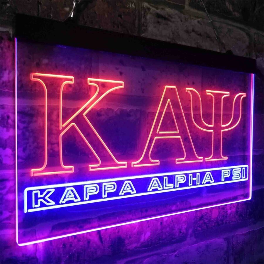 Kappa Alpha Psi Fraternity Greek Letter Organization Neon Like Led Sign - Image 19