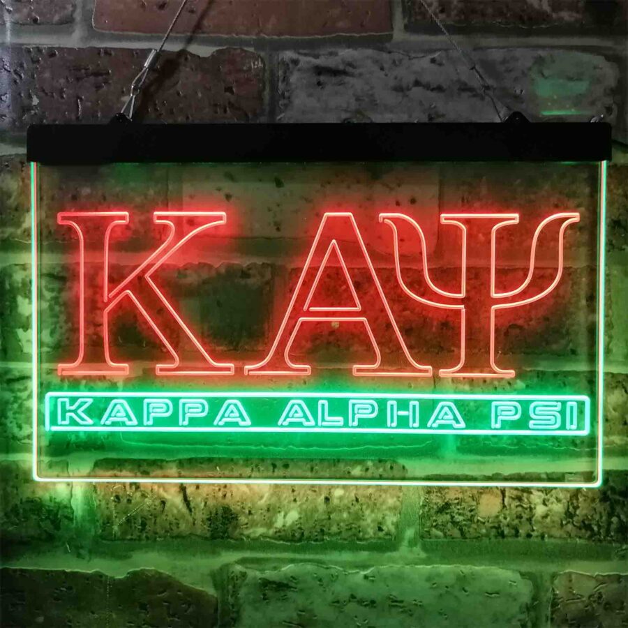 Kappa Alpha Psi Fraternity Greek Letter Organization Neon Like Led Sign