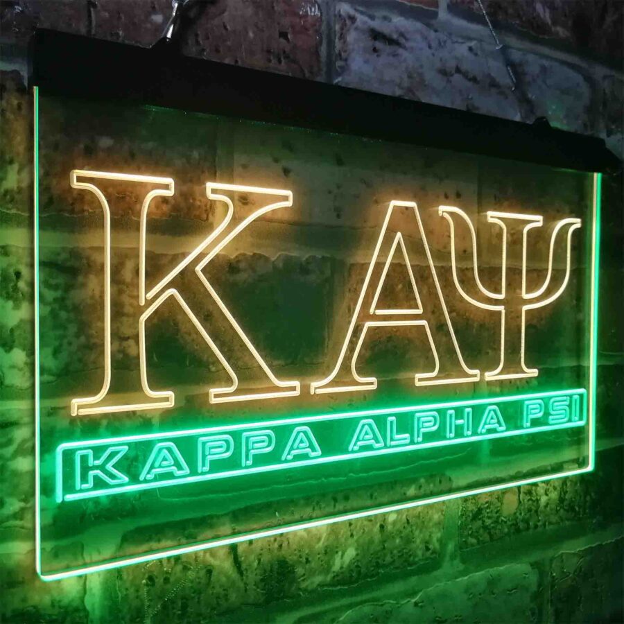 Kappa Alpha Psi Fraternity Greek Letter Organization Neon Like Led Sign - Image 15