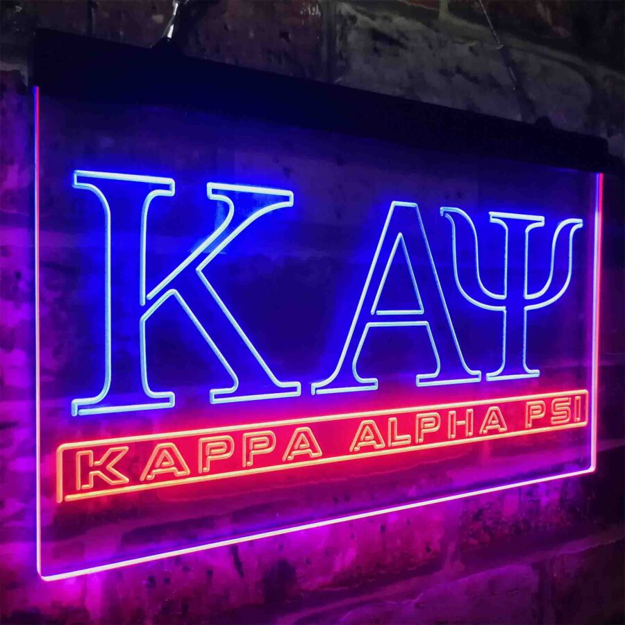 Kappa Alpha Psi Fraternity Greek Letter Organization Neon Like Led Sign - Image 17