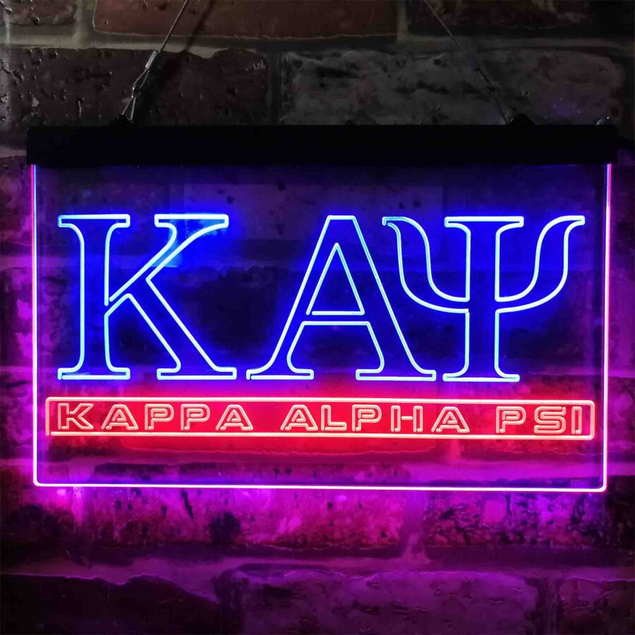 Kappa Alpha Psi Fraternity Greek Letter Organization Neon Like Led Sign - Image 4