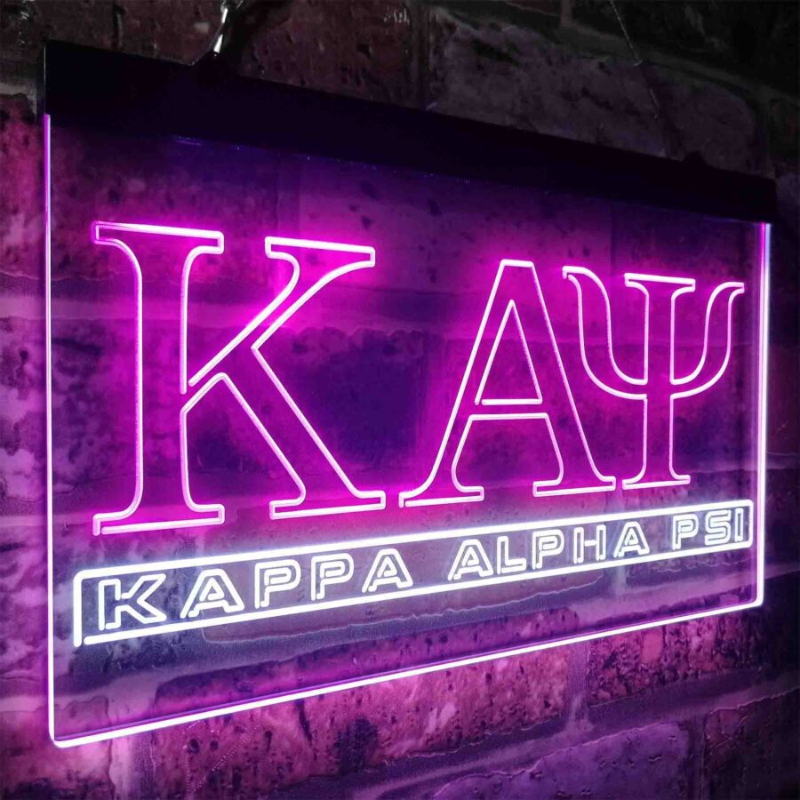Kappa Alpha Psi Fraternity Greek Letter Organization Neon Like Led Sign - Image 25