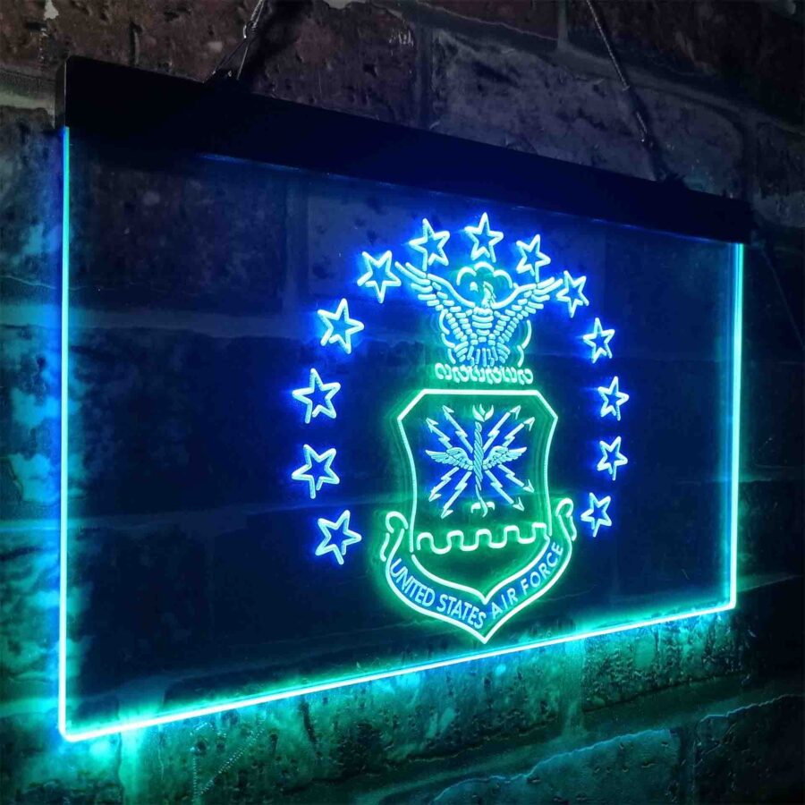 Us Air Force Eagle Badge Neon Like Led Sign - Image 20
