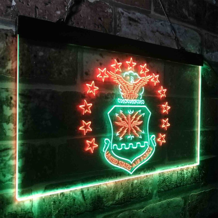 Us Air Force Eagle Badge Neon Like Led Sign - Image 22