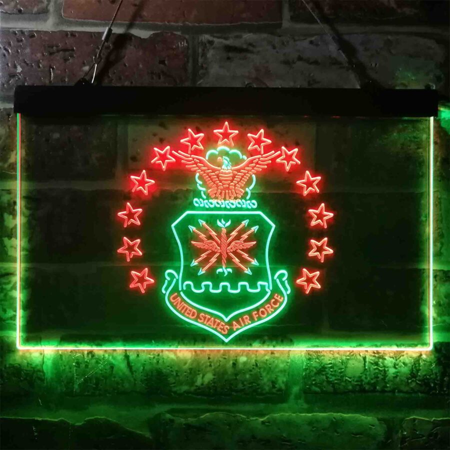 Us Air Force Eagle Badge Neon Like Led Sign - Image 9